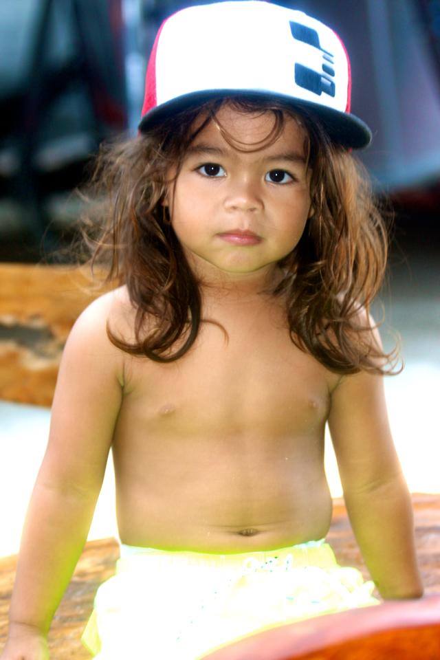 2 year old River, Reef Riders very own surfer dude baby.